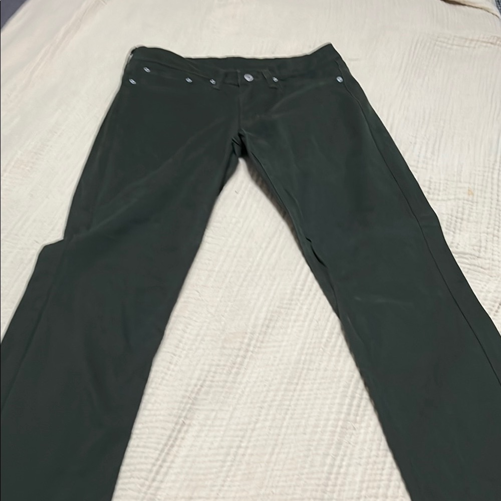 Levi's Green Bootcut Jeans with Sturdy Fabric